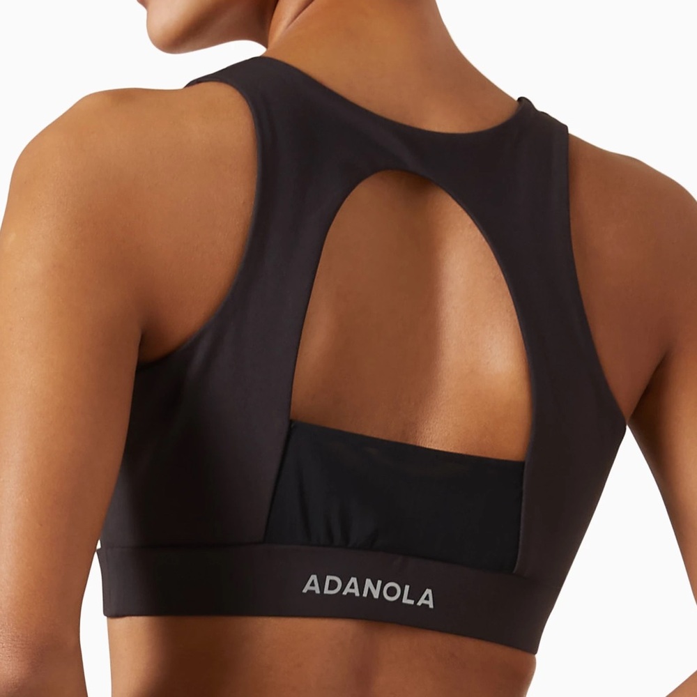 Adanola Mesh Open Back Bra - Size XS
